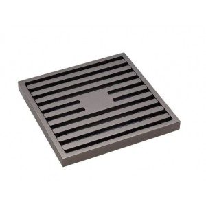 Square Slim Grate Floor Waste, 80mm Outlet